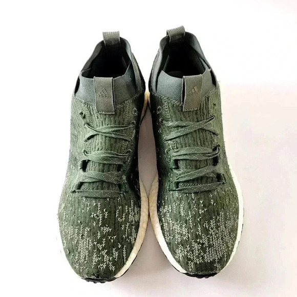 Adidas PureBOOST RBL Base Green Shoes - 10.5 - Picture 2 of 10